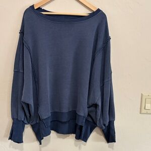 We the Free Camden Navy Sweatshirt. Great Condition!! Only worn a few times!